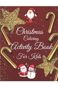 Christmas Coloring Activity Book For Kids