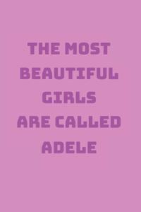 Adele Girl Woman Notebook
