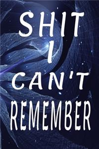Shit I Can't Remember
