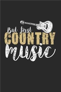 Country Music Lover Notebook