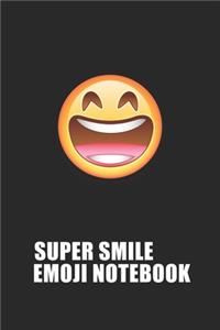 Super Smile Emoji Emoticons Notebook Emoji Notebook, Blank Composition Book, Emoji Notebooks for Girls/Boys, Emoji School Supplies Notebook for School / Teacher / Office / Student