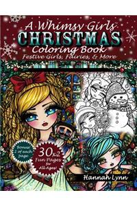 A Whimsy Girls Christmas Coloring Book