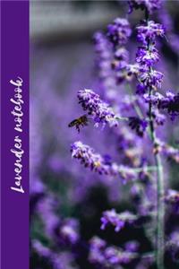 Lavender notebook