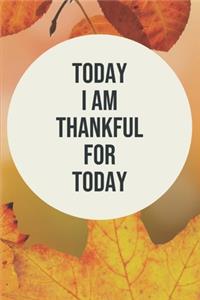 Today I am THANKFUL for today
