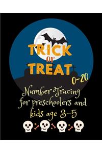 0-20 Number tracing for Preschoolers and kids Ages 3-5
