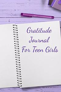 Gratitude Journal for Teen Girls
