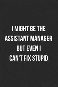 I Might Be The Assistant Manager But Even I Can't Fix Stupid