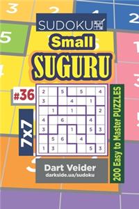 Sudoku Small Suguru - 200 Easy to Master Puzzles 7x7 (Volume 36)