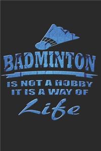 Badminton Notizbuch