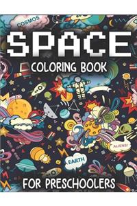 Space Coloring Book for Preschoolers