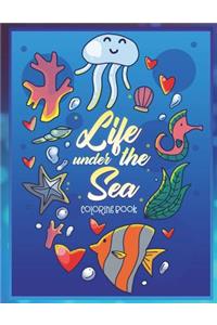 Life Under the Sea Coloring Book