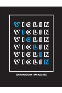 Violin Songwriting Notebook