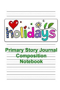 Primary Story Journal Composition Notebook