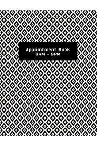 Appointment Book 8am - 8pm