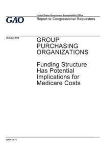 Group purchasing organizations, funding structure has potential implications for Medicare costs