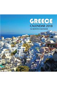 Greece Calendar 2018