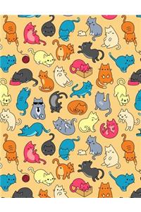 My Big Fat Bullet Journal for Cat Lovers Fun Cat Pattern 10