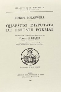 Quaestio Diputata de Unitate Formae