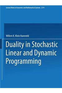 Duality in Stochastic Linear and Dynamic Programming