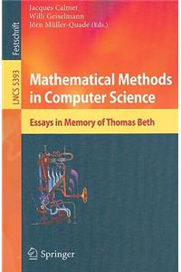 Mathematical Methods in Computer Science