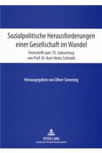 Sozialpolitische Herausforderungen Einer Gesellschaft Im Wandel