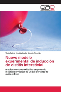 Nuevo modelo experimental de inducción de cistitis intersticial