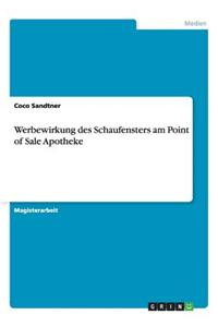Werbewirkung des Schaufensters am Point of Sale Apotheke