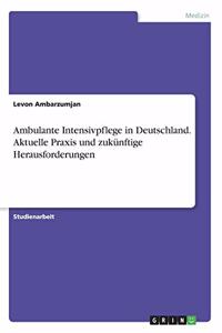 Ambulante Intensivpflege in Deutschland. Aktuelle Praxis und zukünftige Herausforderungen