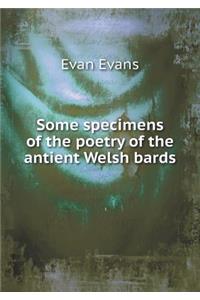 Some Specimens of the Poetry of the Antient Welsh Bards