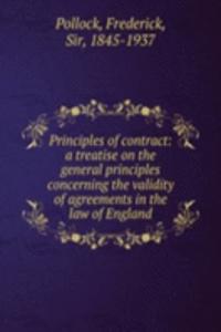 Principles of contract