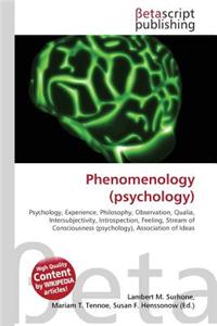 Phenomenology (Psychology)