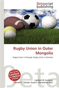 Rugby Union in Outer Mongolia