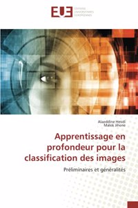 Apprentissage en profondeur pour la classification des images