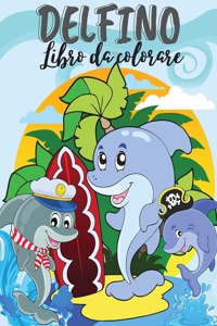 Delfino Libro da colorare