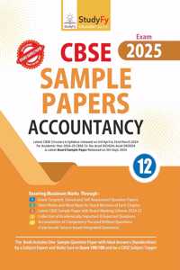 StudyFy CBSE Sample Papers Class 12 Accountancy For 2025 Exam