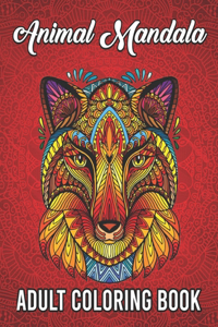 Animal Mandala Coloring Book for Adults