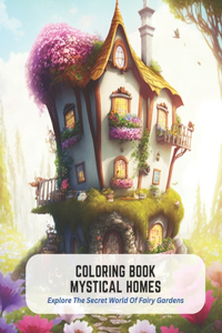 Coloring Book Mystical Homes