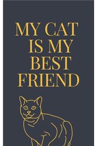 MY CAT IS MY best friend log book