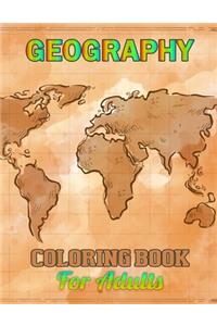Geography Coloring Book for Adults