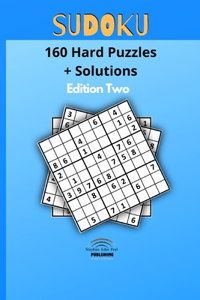 Sudoku 160 Hard Puzzles + Solutions Edition Two