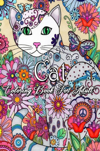 Cat Coloring Book for Adults