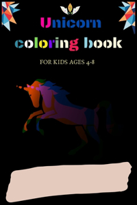 Unicorn coloring book for kids ages 4-8