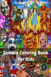 Zombie Coloring Book For Kids