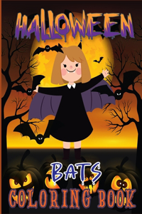 Halloween Bats Coloring Book