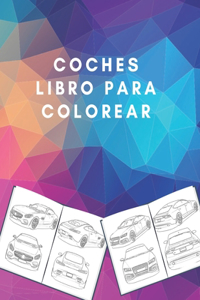 Coches Libro Para Colorear