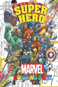 MARVEL Super Heroes coloring book