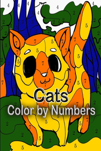 Cats color by numbers