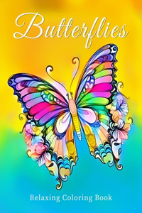 Butterflies Relaxing Coloring Book