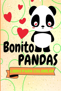 Libro Para Colorear con Bonito Pandas: Adorables Páginas Para Colorear de Pandas para Niños