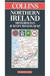 NORTHERN IRELAND MOTORWAYS and MAIN ROADS